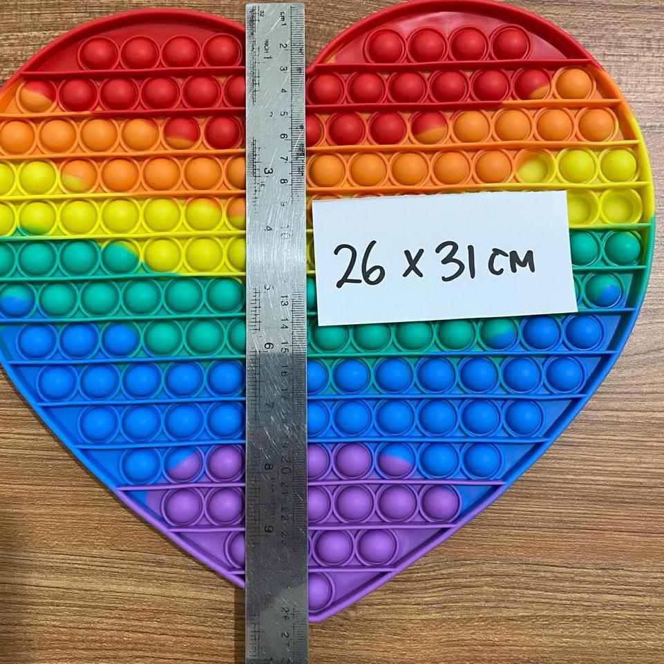 (Recomended) [semuajual ] Mainan Pop It Jumbo Murah / Fidget Push Pop It / Mainan Pop It Pereda Stre