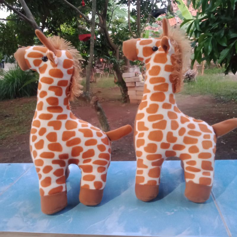 Boneka jerapah size s ukuran 30 cm