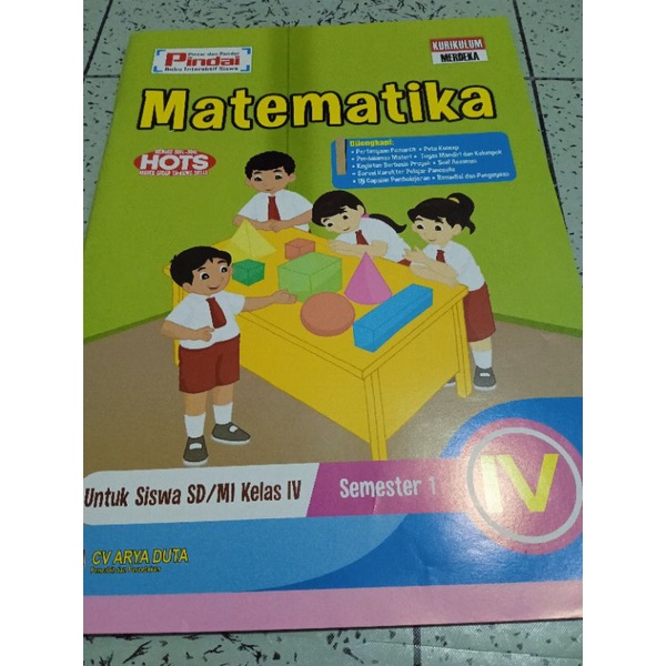 Lks Pindai Matematika Kelas 4 SD/MI Kurikulum Merdeka