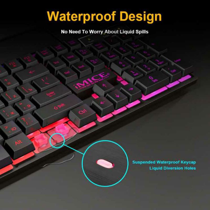 iMice Gaming Keyboard RGB Backlit Gaming Murah Terbaik