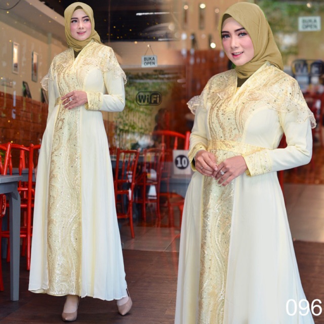 Gamis pesta jemia 096