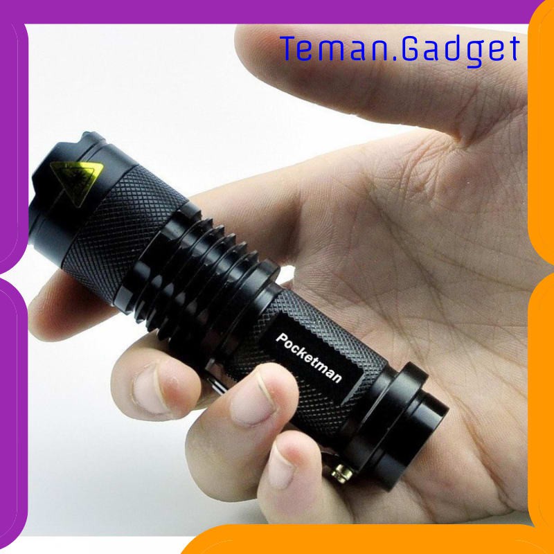 TG-IE102 TaffLED Senter LED 2000 Lumens Waterproof Pocketman P1