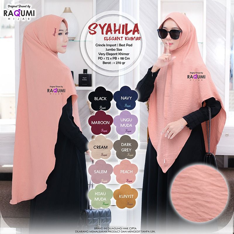 SYAHILA RAQUMI HIJAB ORIGINAL SOLO