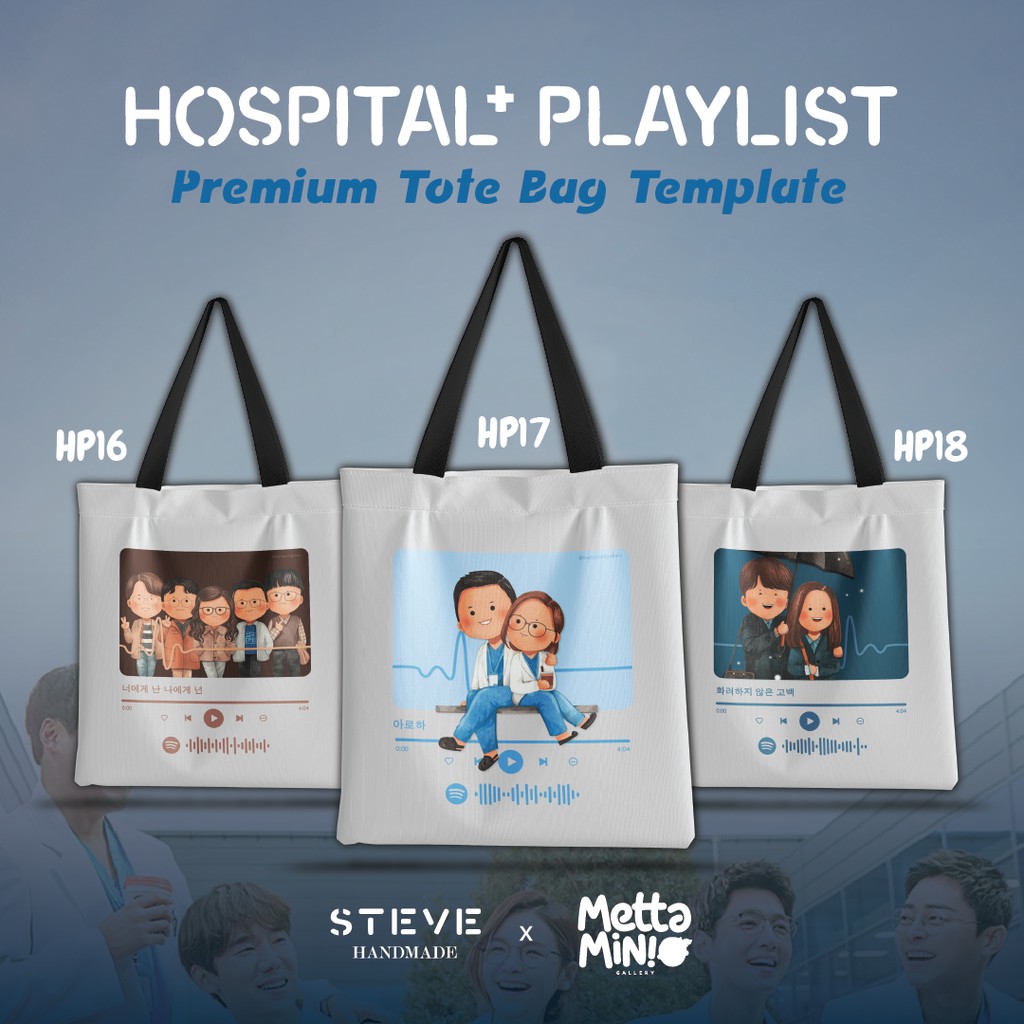 Tote Bag TB3337 – Hospital Playlist Theme [Steve x Mettamini]