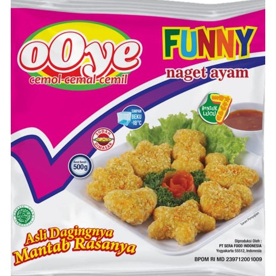 

Ooye Nugget Funny 500 gr