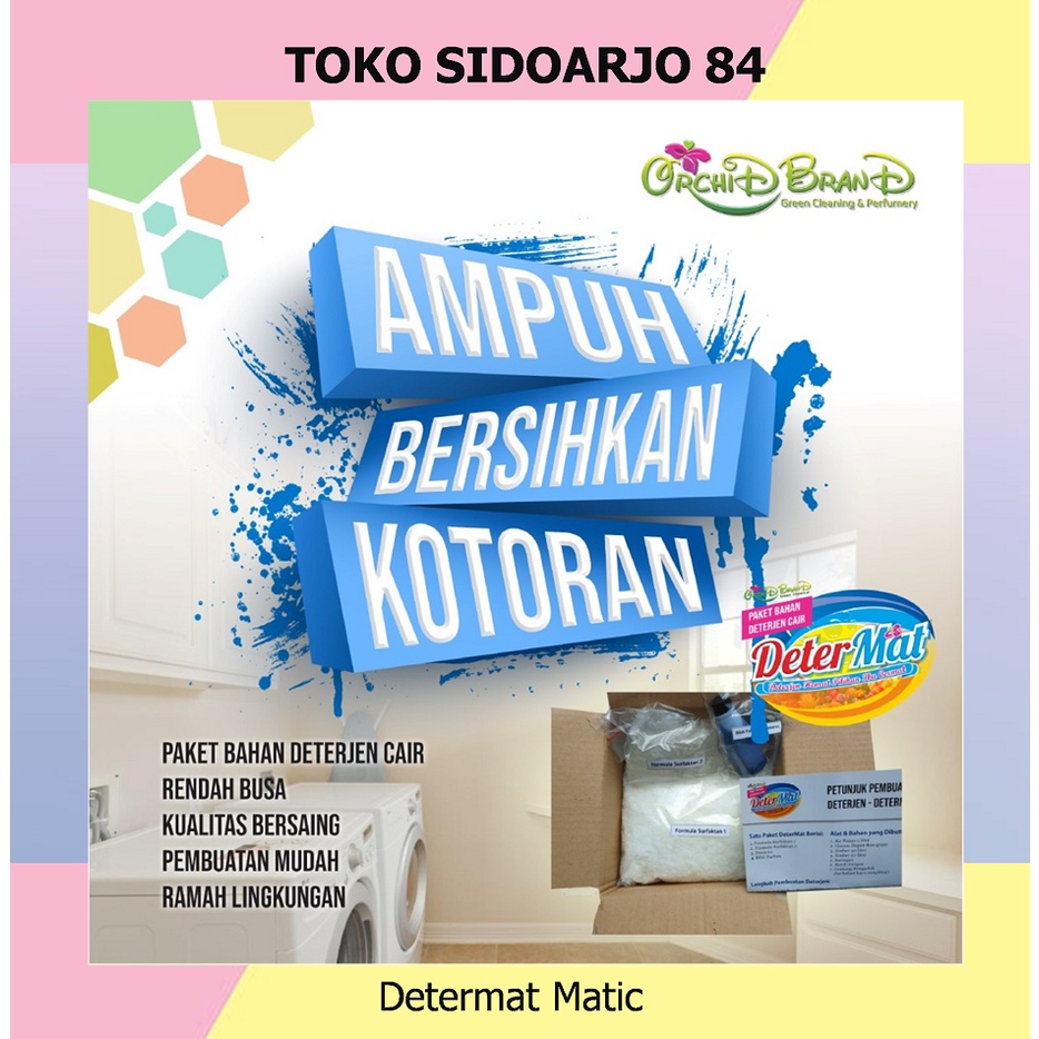 Determat Matic Deterjen Detergen Paket Detergent Cair Laundry Sabun Pembersih Cuci Baju Pakaian Deter Mat orchidbrand deterjencair deterjenuntukmesincuci deterjenlaundry deterjencairterbaik deterjencairmurah deterjencairyangwangi deterjenorchid