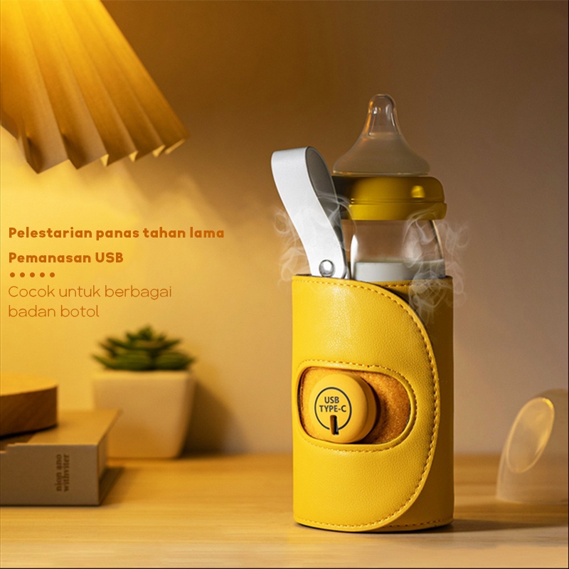 DADAWARD Tas Penghangat Botol Susu Bayi Portable dengan USB untuk Outdoor malam/ Penghangat Perut Haid/ Portable Baby Bottle Warmer Impor Asli/ cooler bag asi