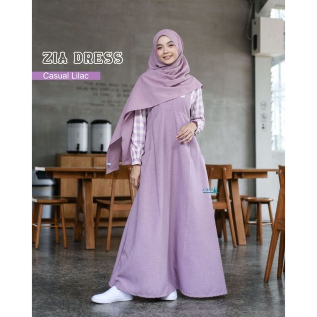 Zia Dress Casual Lilac Size M by Cassie Labels
