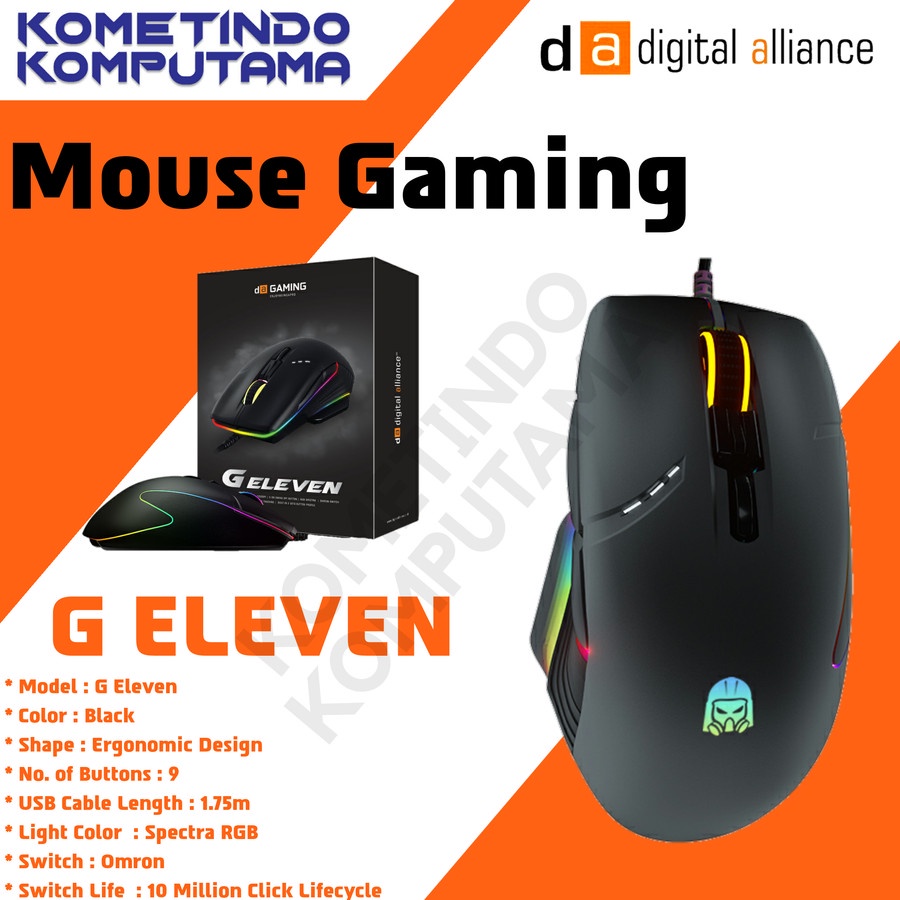 G ELEVEN RGB Digital Alliance - DA GAMING MOUSE