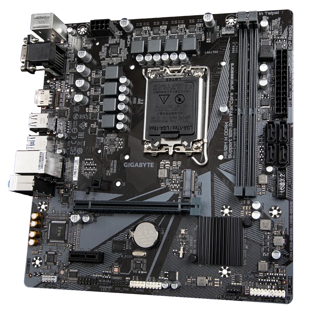 GIGABYTE H610M H DDR4 - Motherboard Intel H610 Gen 12 LGA1700