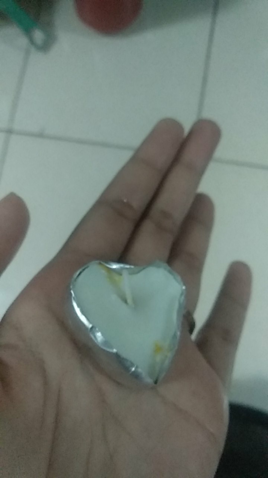 Lilin Tealight Motif Bulat 1 Pcs