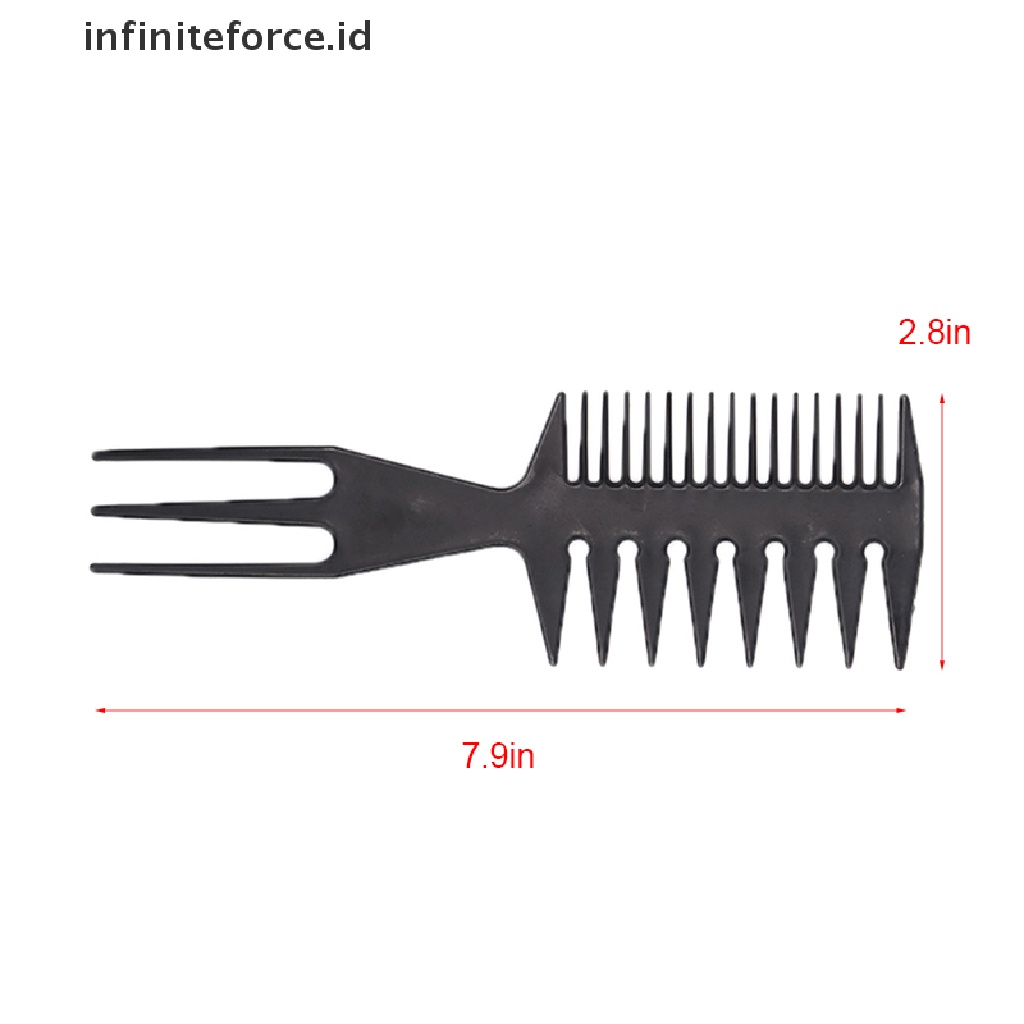 Infiniteforce.id Sisir Brush Gagang Kayu Peralatan Potong Rambut / Salon / Barber