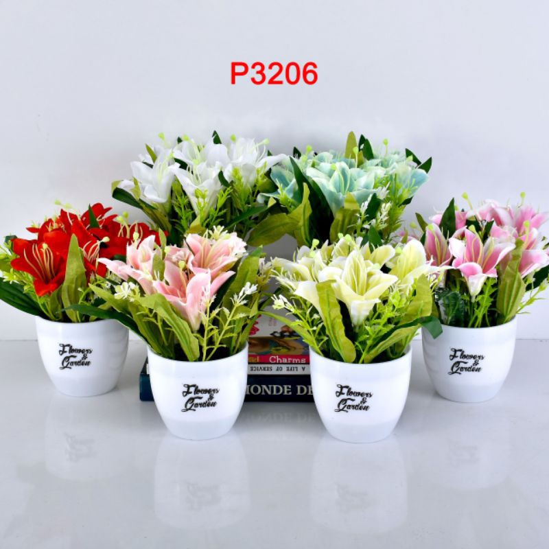 TF11-COD-P3206 ( 1KG BISA 16 PCS )BUNGA DEKORASI/BUNGA PLASTIK/TANAMAN ARTIFISIAL-1