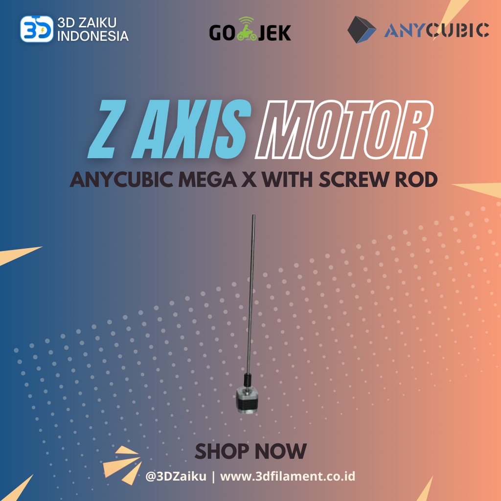 Anycubic Mega X Z Axis Motor with Screw Rod