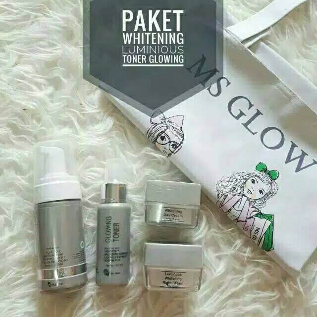 MS GLOW PAKET WHITENING LUMINOUS / new toner glowing