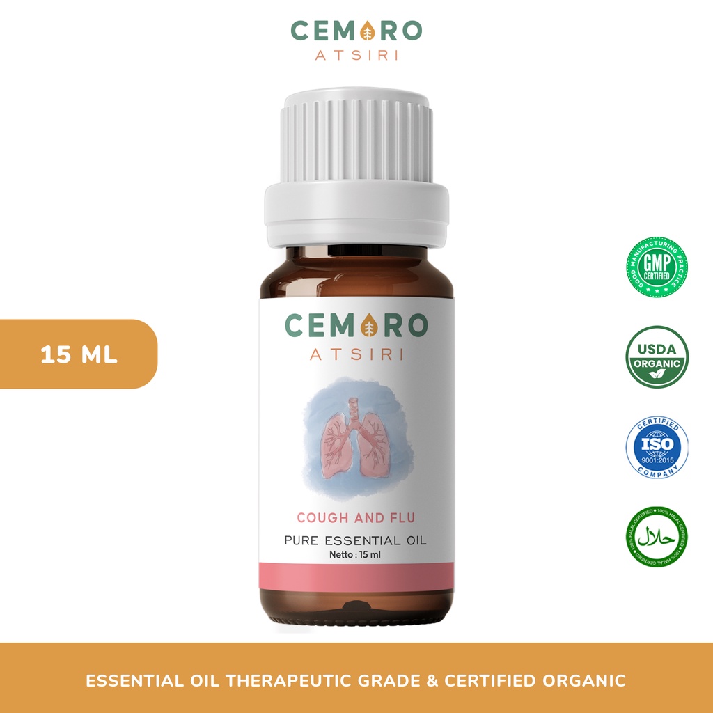 Cough &amp; Flu Essential Oil 15 ML by CEMORO ATSIRI