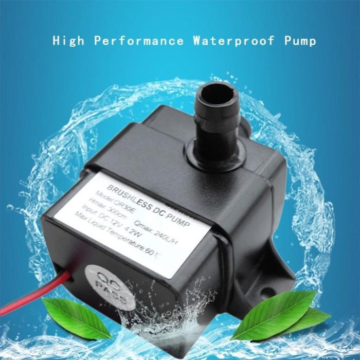 Aerator | Pompa Air Celup Mini Submersible 12V 240L/H Dc 12 Volt 12V Aquarium