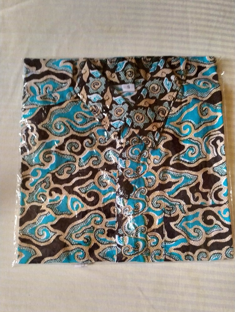 Nivana Batik Anak - 1 - 10 Tahun Mega Kuning & Biru Toska Atasan Bayi Balita Kid Fashion Cowok Laki
