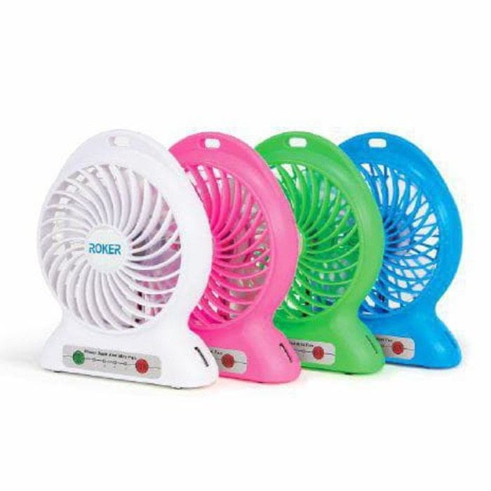 Mini Fan Kipas Angin mini Portable Roker 2000mah original