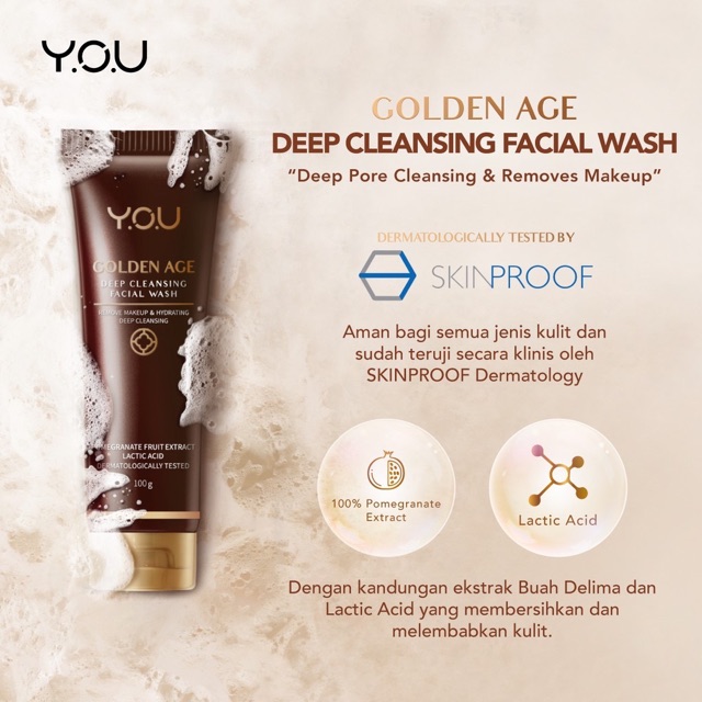 YOU Golden Age Deep Facial Wash