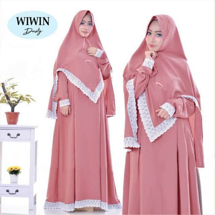 FATIN SYARI SETELAN MUSLIM GAMIS SYARI MODERN TRENDY WARNA SALEM ALPUKAT ABU NAVY HITAM MOCA I.2492