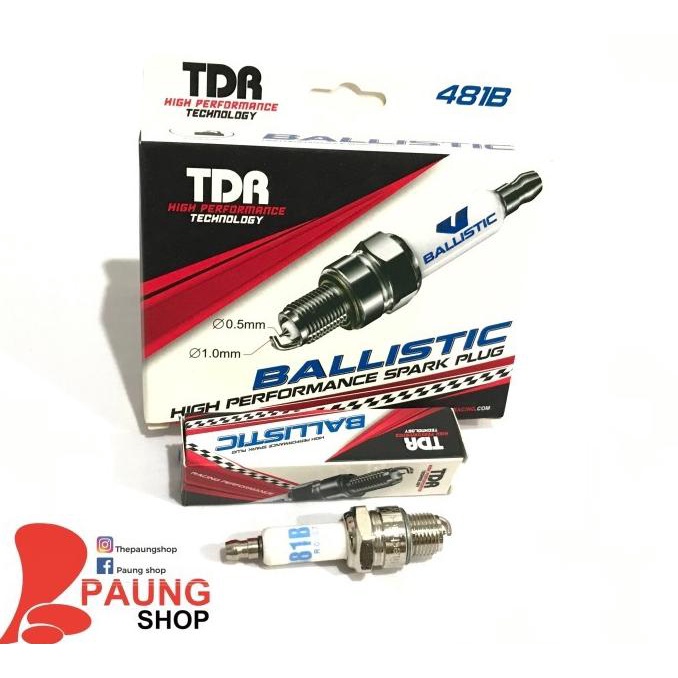 Busi TDR Ballistic 481B RX King/FizR/RXZ/Tronado/Crystal/RC100 paungs55 Segera Beli
