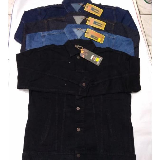 Jaket Jeans/Levis Jumbo Size Model Kancing Size 2Xl 3Xl 4Xl 5Xl 6Xl Ht Terlaris