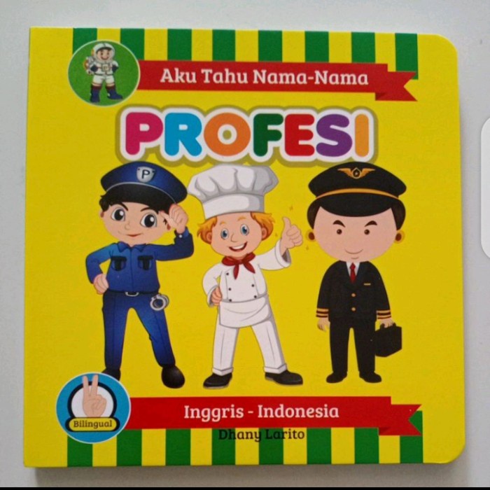 

Boardbook Balita Murah Harga Terjangkau Aku tahu nama nama Profesi