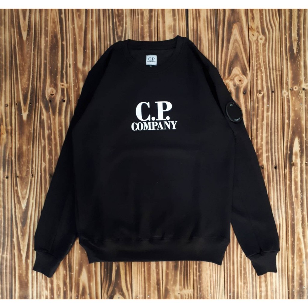 SWEATSHIRT CP COMPANY MIROR LENS BLACK