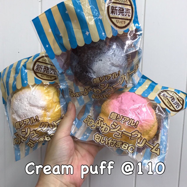 Cream puff squishy