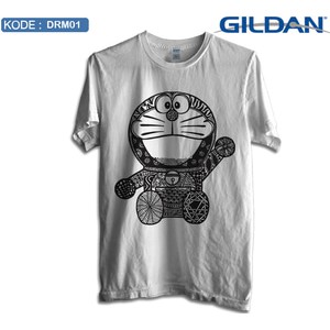 Kaos Doraemon , Tag Kaos Gildan Softstyle
