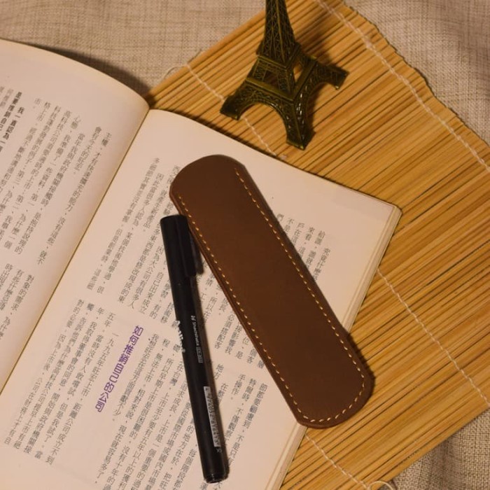 

Tempat Pensil Sarung Pulpen Dari Kulit Sapi Asli Jenis Crazy Horse