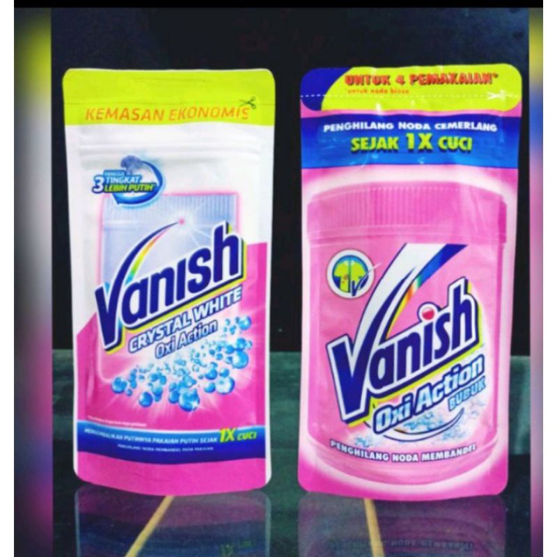 Vanish bubuk oxi action white&pink 105gr (x 4pcs)