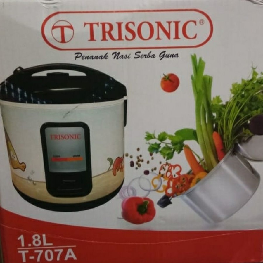 Rice Cooker 1,8 Liter Trisonic T 707A Termurah