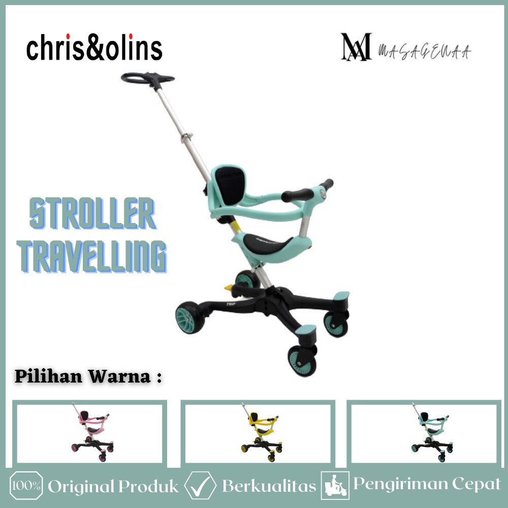 Kereta Kreta Dorong Dorongan Anak Bayi Baby Balita Stroler Stroller Travelling Travel Bisa Dilipat
