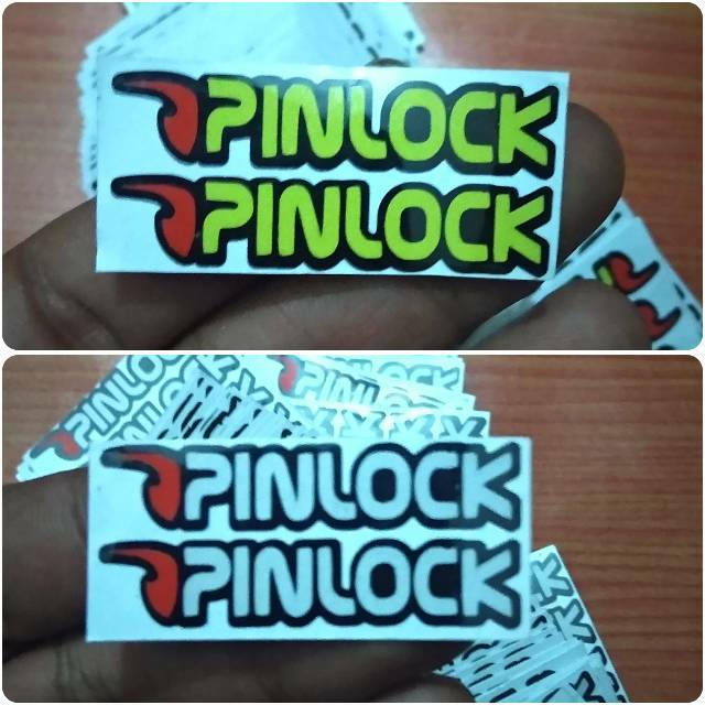 STICKER HELM PINLOCK CUTTING