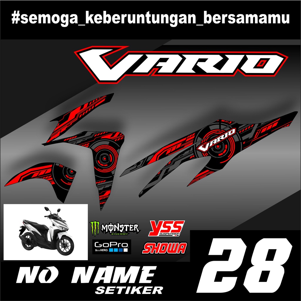 Stiker Striping Variasi Lis Semifull Vario 125 / 150 (28) New 2018 2019 2020