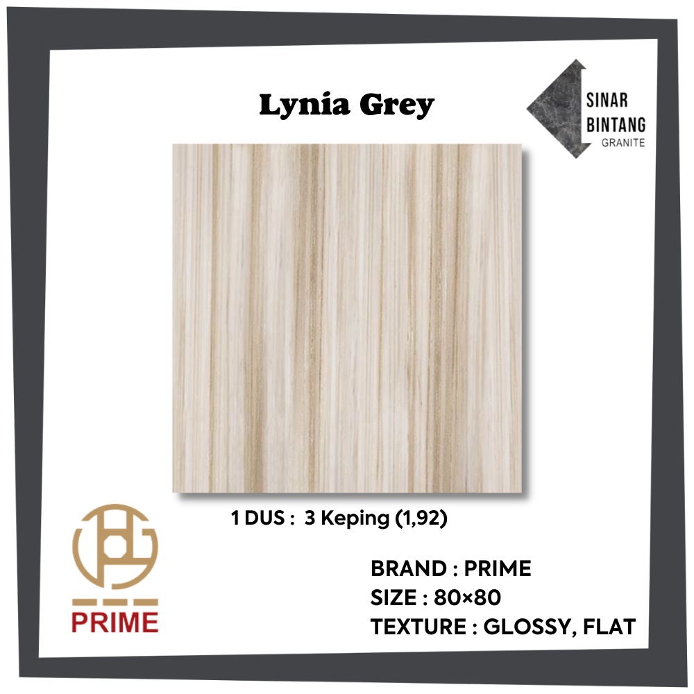 Granit 80X80 | Granit Lantai Lynia Grey PRIME