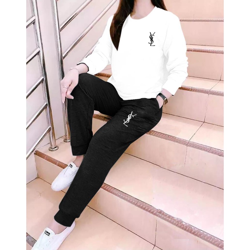 SETELAN  girl YL  /  sweater + celana / satu set / fashion pria  /  baju senam - alipio fashion