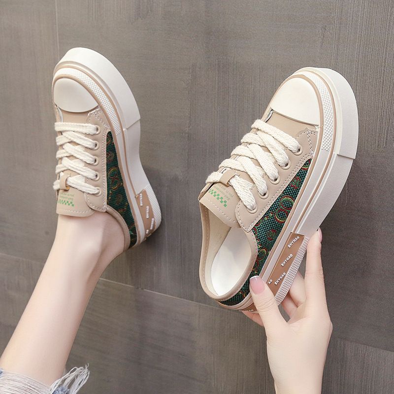 SN5455 - Sepatu Half Sneaker Fashion Wanita Terbaru