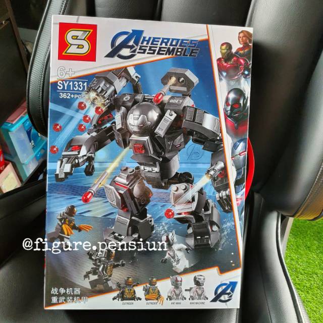 MARVEL HEROES ASEMBLE LEGO HULKBUSTER WAR MACHINE IRON ANT MAN  SY1331