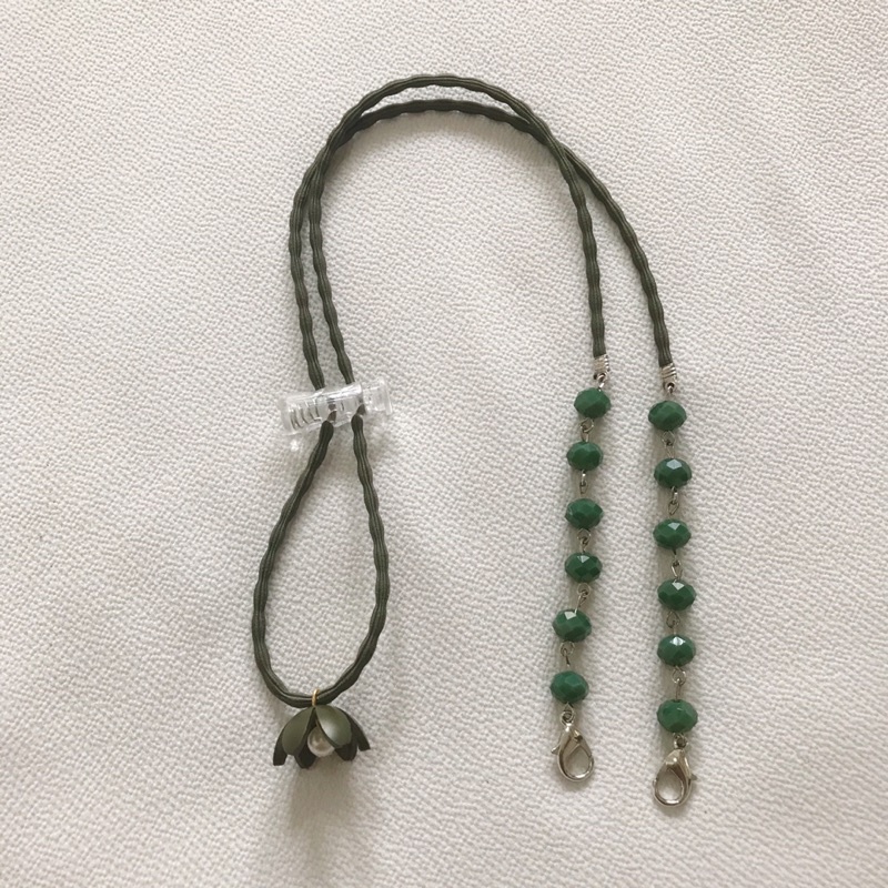 2in1 Strap Masker Crystal