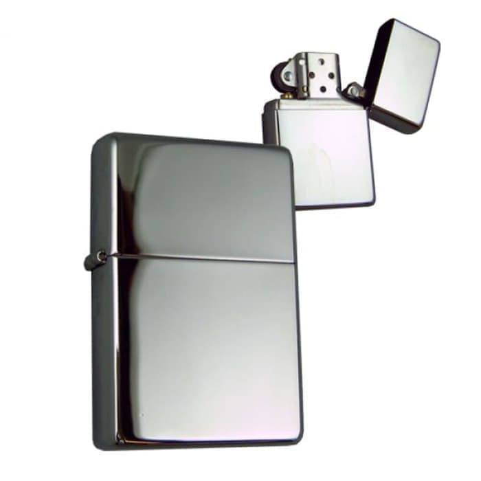 Best Seller! KOREK API ZIPPO CHROME SILVER POLOS MANCIS LIGHTER Terbatas!