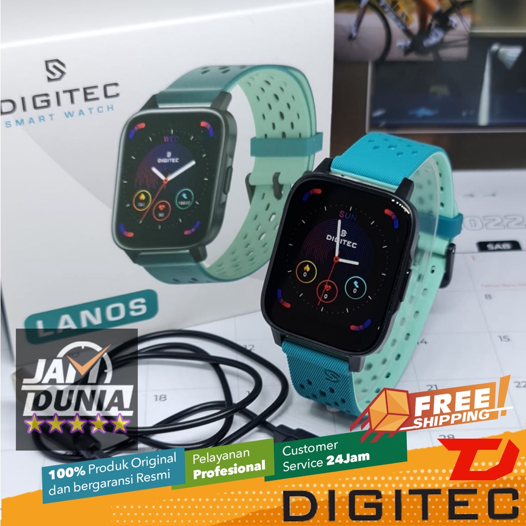 DIGITEC ORIGINAL - SMARTWATCH DIGITEC LANOS BIRU SMARTWATCH Jam Tangan Pria Wanita DIGITAL TR RS