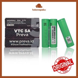 SONY VTC 5A PREVA 2600MAH VTC PREVA VTC5A 18650 BATTERY ORI by PREVA