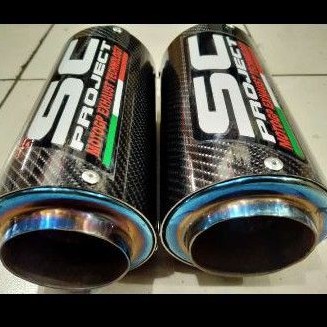 Knalpot RACING CB 150 R LED , CBR 150 R LED SC PROJECT CARBON SUARA NGE BASS