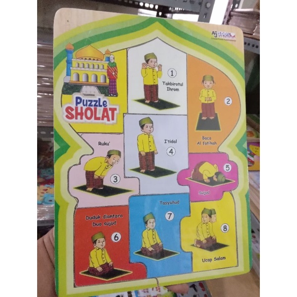 PUZZLE KAYU GERAKAN SHOLAT