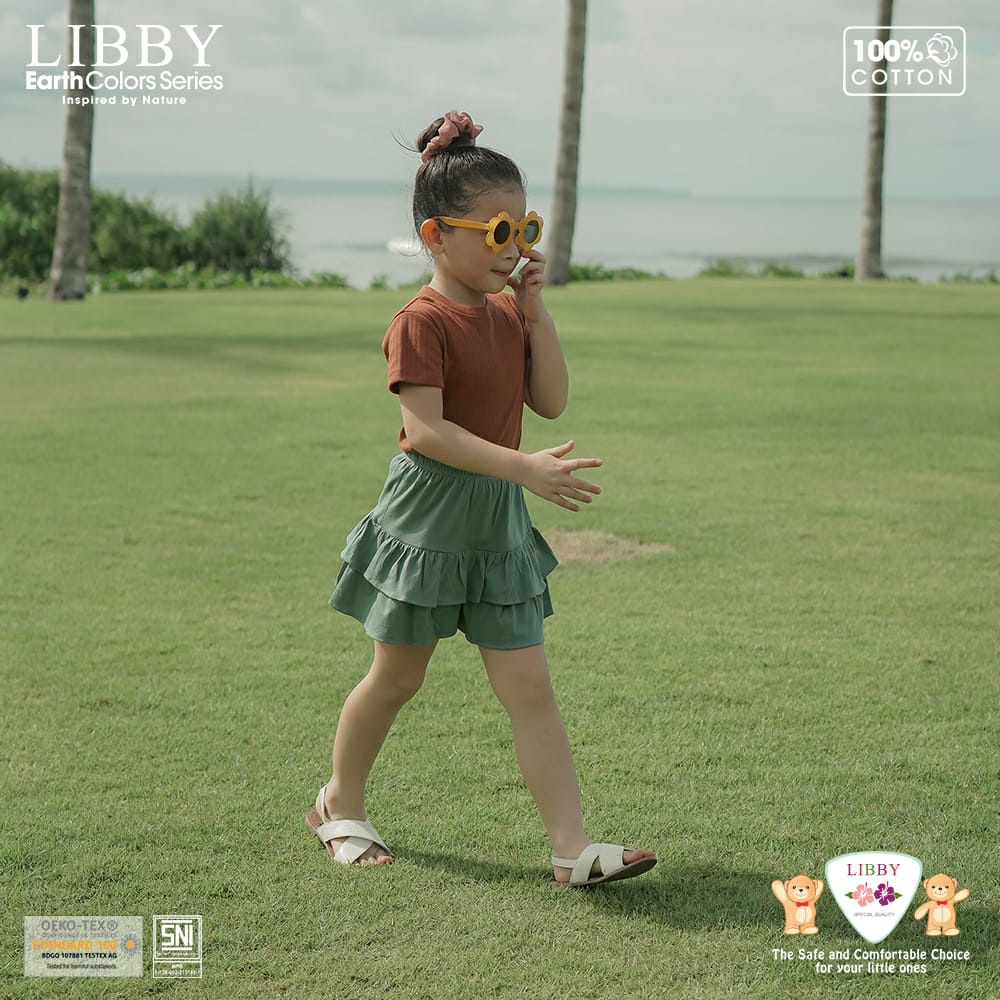 Libby baby NEW Earth Series Easy Shirt kaos anak tshirt anak libby 9 bulan - 6 tahun