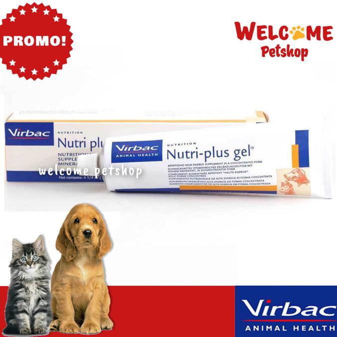 NUTRIPLUS GEL / Nutri Plus Gel - Vitamin Kucing dan Anjing Virbac -Original