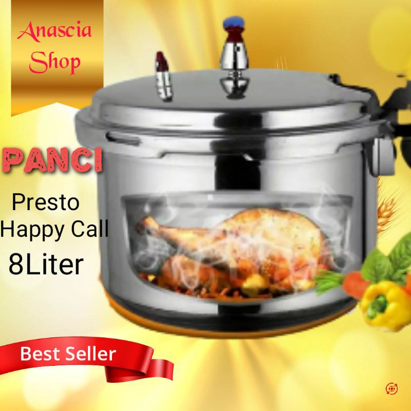 Panci Presto Happy Call 8 Liter - Panci Presto Aluminium Happy Call 8 Liter